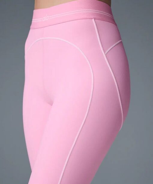 Airbrush High-Waist Heart Throb Legging - Pink
