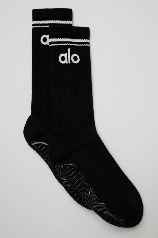 Women's Throwback Barre Sock - Black