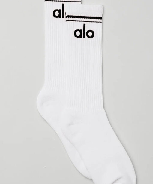 Unisex Throwback Sock White