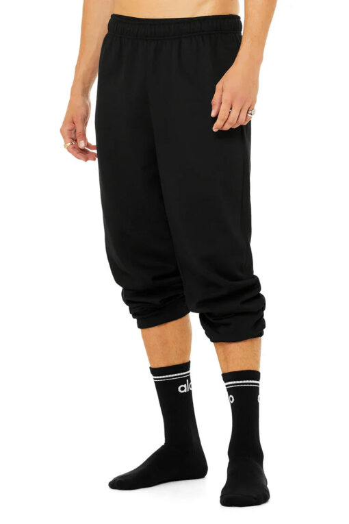 Unisex Throwback Sock Black - Image 2