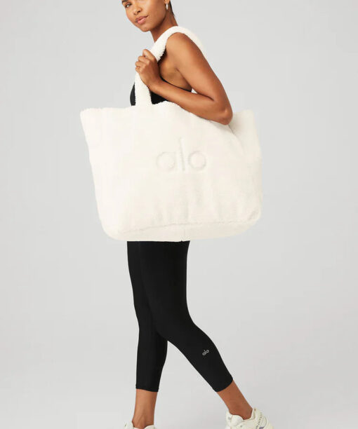 Foxy Sherpa Tote White