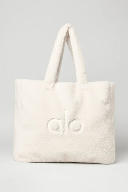 Foxy Sherpa Tote White - Image 3