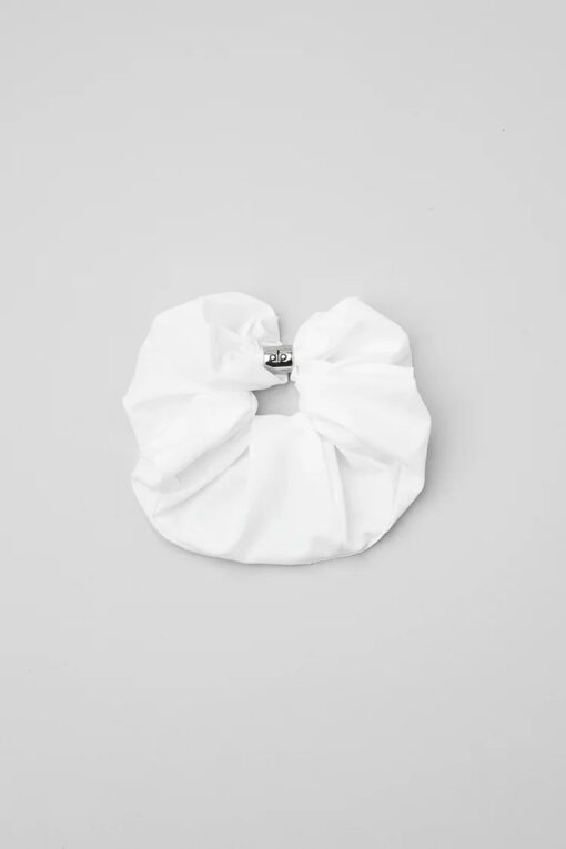 Bead It Oversized Scrunchie White - Image 2