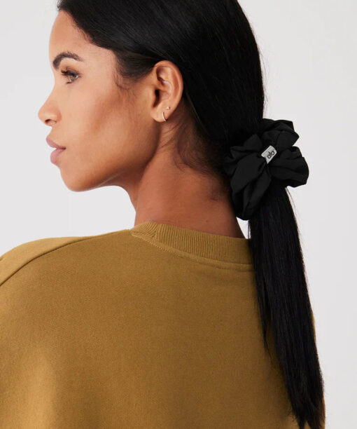 Bead It Oversized Scrunchie Black