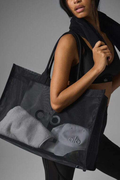 Sheer Tote Bag Black - Image 3