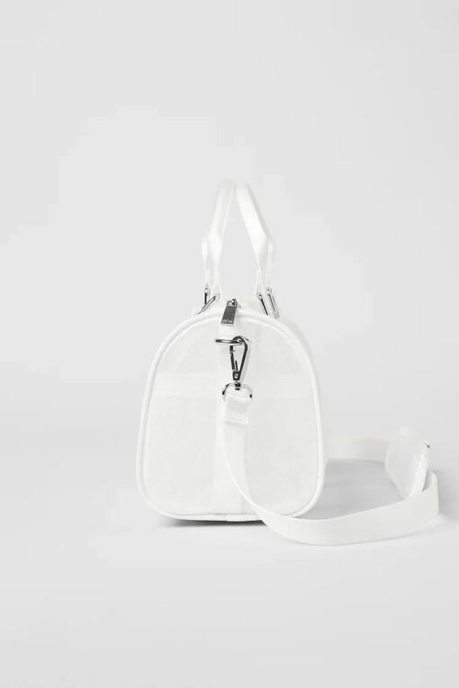 Mini Sheer Duffle - White - Image 3