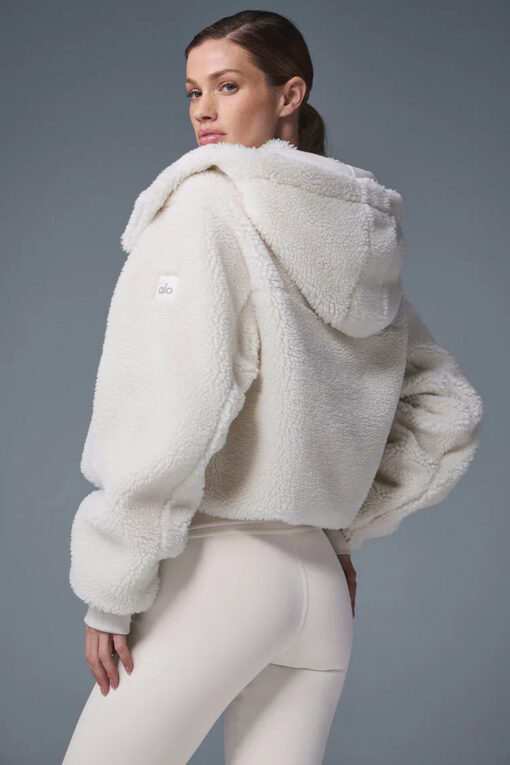 Foxy Sherpa Jacket - White - Image 2