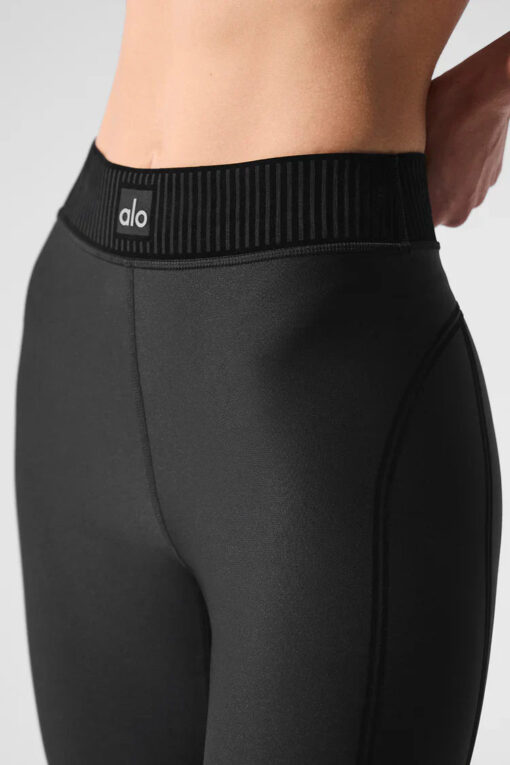 Airlift High-Waist 7/8 Line Up Legging - Black - Image 3