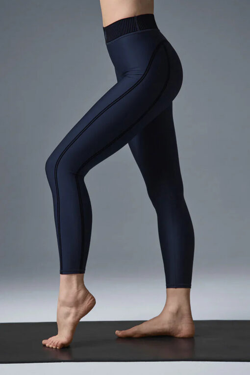 Airlift High-Waist 7/8 Line Up Legging -  Navy - Image 4