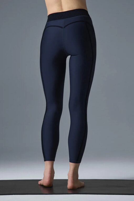 Airlift High-Waist 7/8 Line Up Legging -  Navy - Image 3